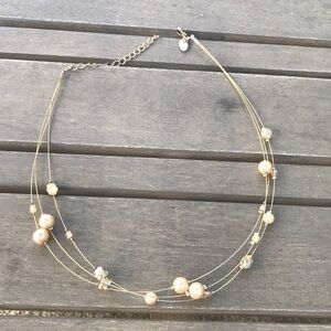 LIa Sophia gold wire necklace